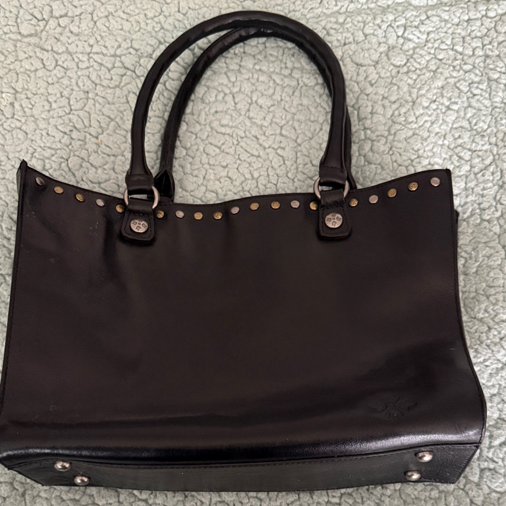 Patricia Nash Black Studded Women's Tote Bag